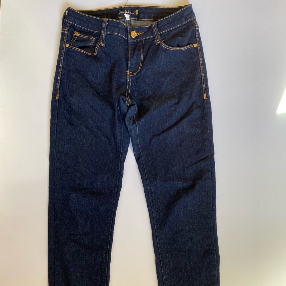 Papaya Dark Blue Jeans